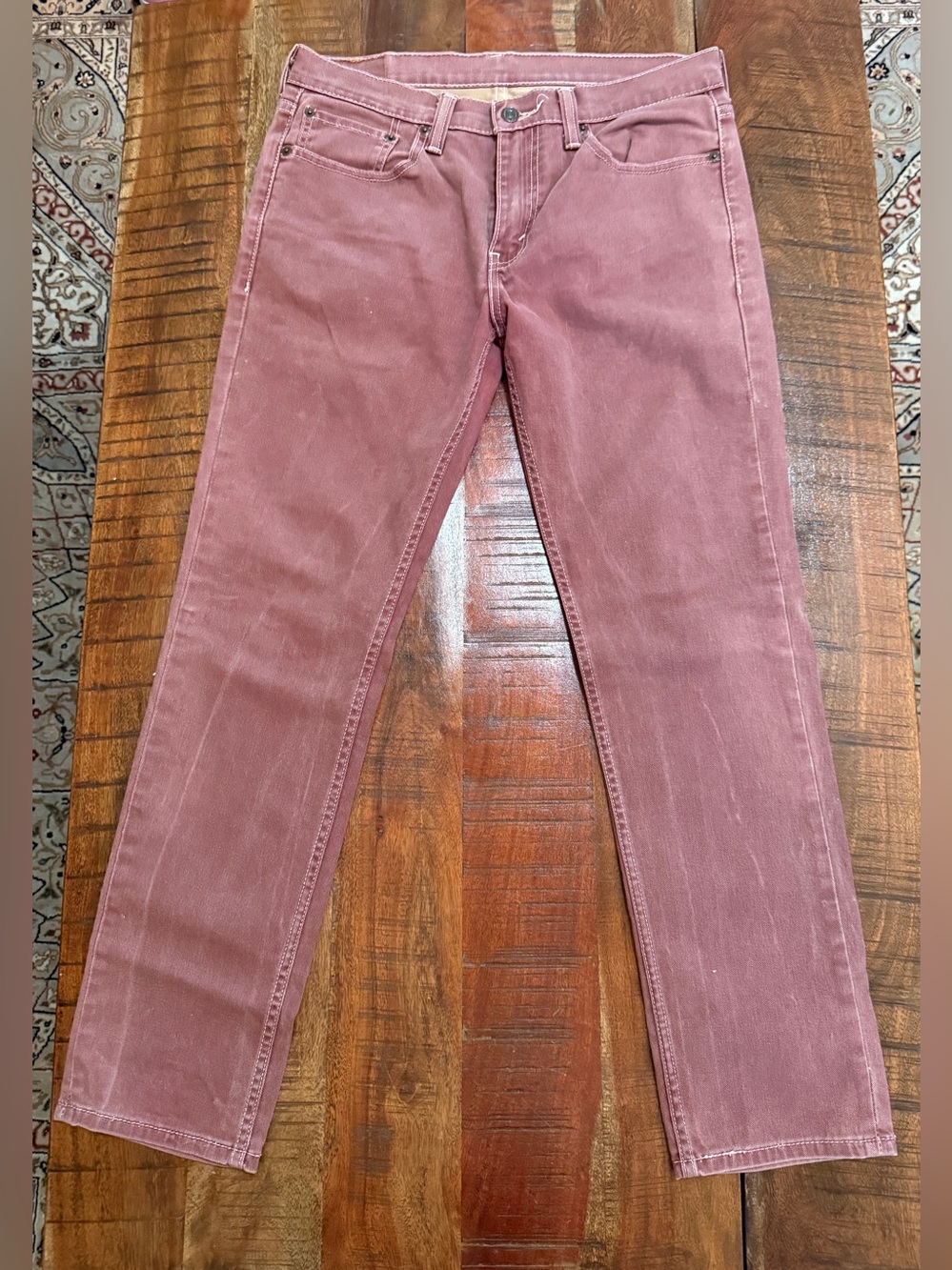 Levi's Dusty Rose Straight-Leg Women's Jeans